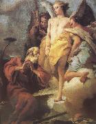 Giovanni Battista Tiepolo Abraham and Angels oil